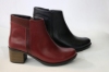 تصویر نیم بوت چرم زنانه پاشنه دار مدل KZ06