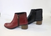 تصویر نیم بوت چرم زنانه پاشنه دار مدل KZ06
