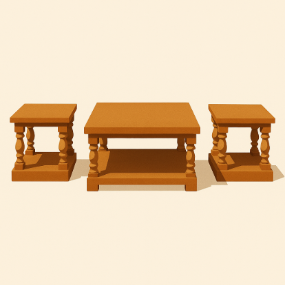 تصویر جلو مبلی عسلی