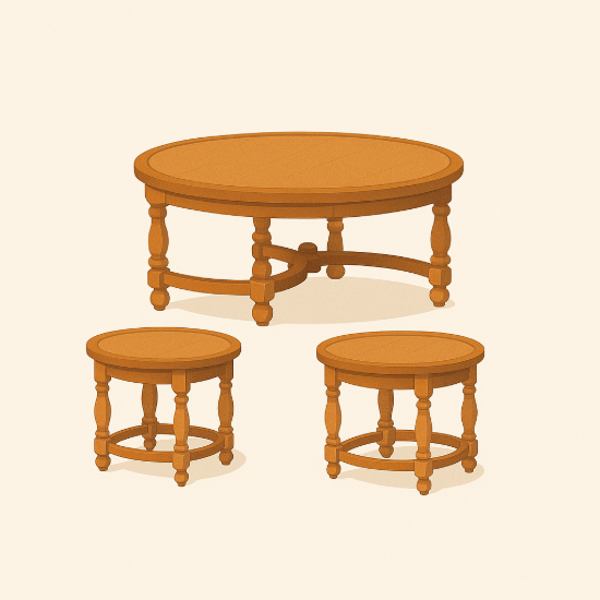 تصویر جلو مبلی عسلی