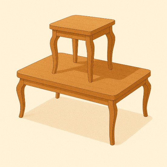 تصویر جلو مبلی عسلی