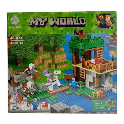 تصویر لگو 463 تکه ماینکرافت The Skeleton Attack کد 10898