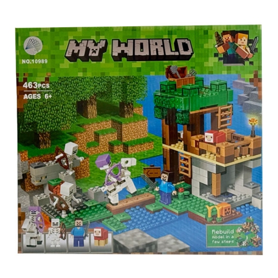 تصویر لگو 463 تکه ماینکرافت The Skeleton Attack کد 10898