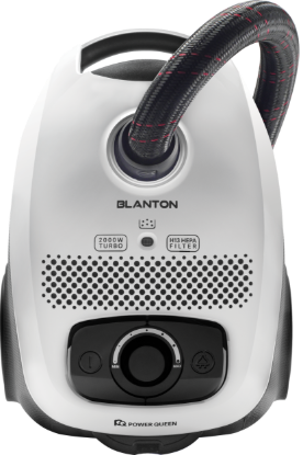 تصویر جارو برقی 1205W دارای لوله کنفی رنگ سفید بلانتون