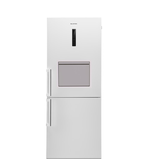 تصویر یخچال کمبی 2012W یخساز اتوماتیک اینورتر سفید بلانتون