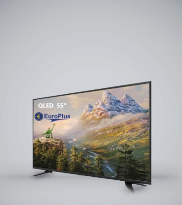 تصویر تلویزیون QLED 55 اینچ یوروپلاس