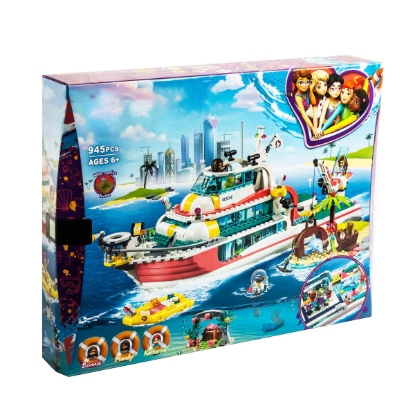 تصویر لگو 945 تکه دوستان مدل Rescue Mission Boat کد 11373