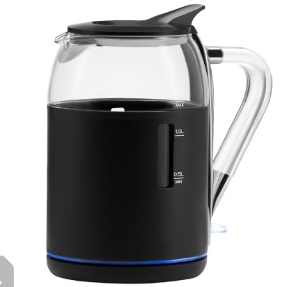 تصویر کتری برقی 1.7 لیتری بدنه مشکی دارای استریکس بلانتون