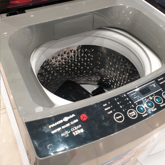 ماشین لباسشویی درب از بالا پاکشوما 12 کیلویی TA12