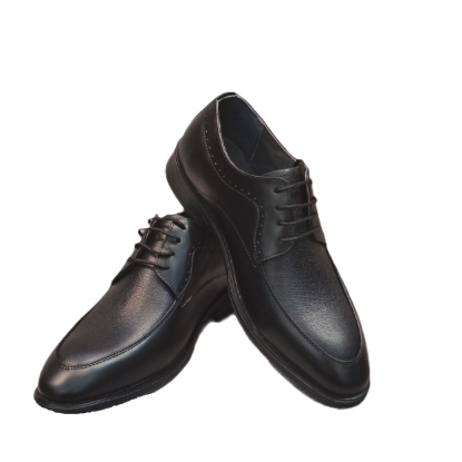 تصویر کفش چرم طبیعی  مردانه مدل ساعتی