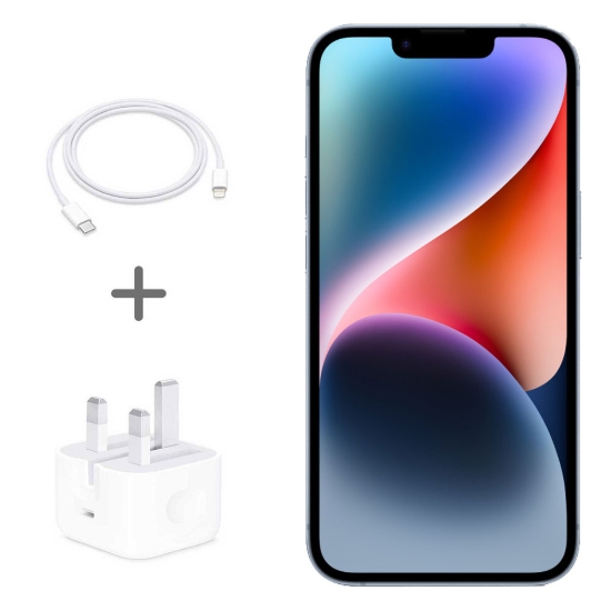 تصویر شارژر ایفون ۱۴ پلاس