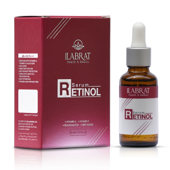 تصویر سرم صورت رتینول ایلابرت (جوانساز و بهبود بافت پوست)