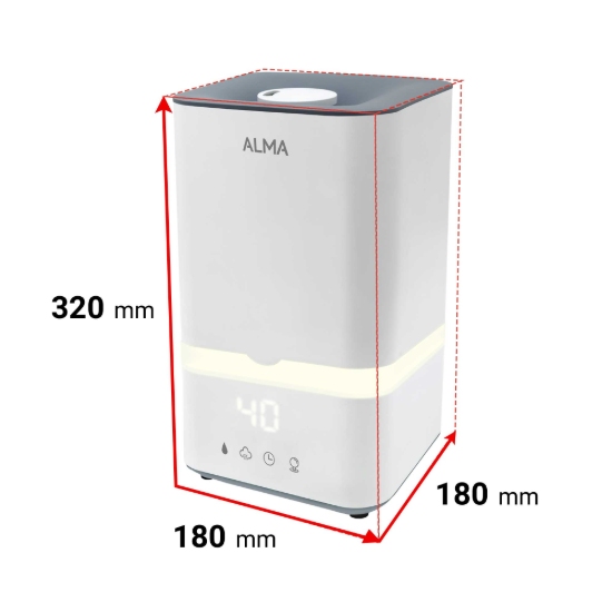 تصویر دستگاه بخور سرد آلما مدل HCA-382
