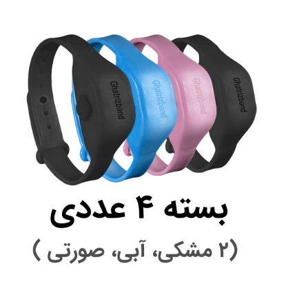 تصویر دستبند سلامت (بسته 4 عددی)