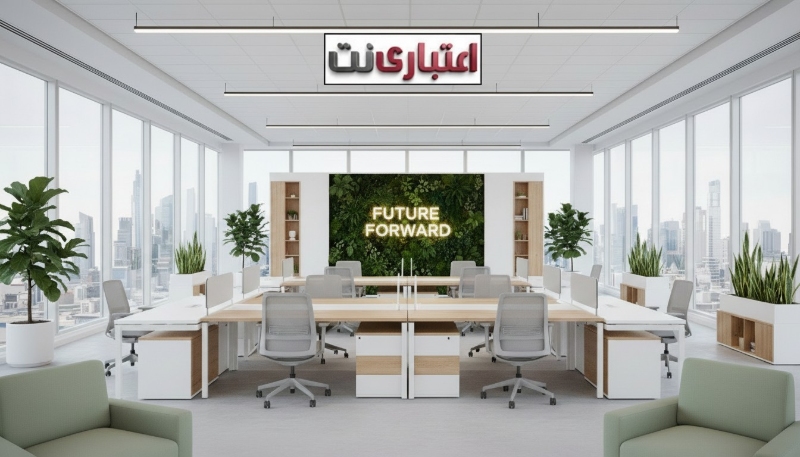 دکوراسیون اداری در سال ۲۰۲۶؛ طراحی آینده‌محور با تمرکز بر بهره‌وری، سلامت و هویت برند