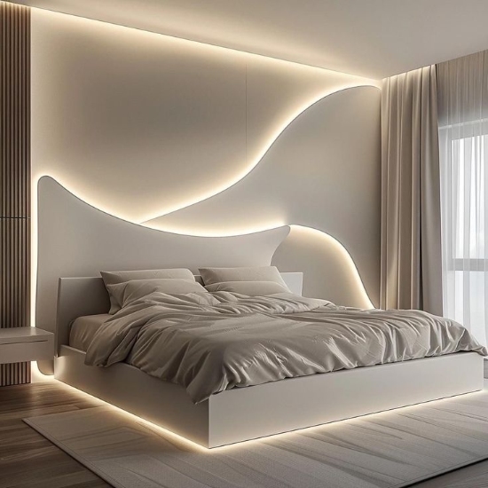 تصویر سرویس خواب دو نفره ساده کد 4