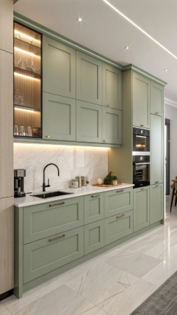 تصویر دسته بندی کابینت نئوکلاسیک