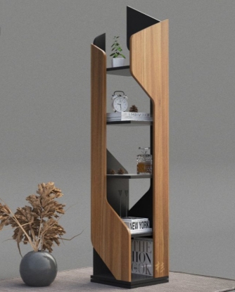 تصویر کتابخانه دکوراتیو کد 1