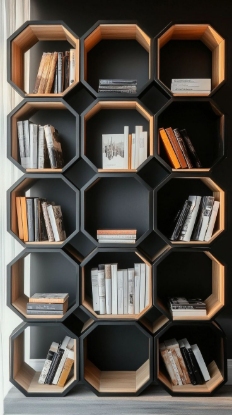 تصویر کتابخانه دکوراتیو کد 6