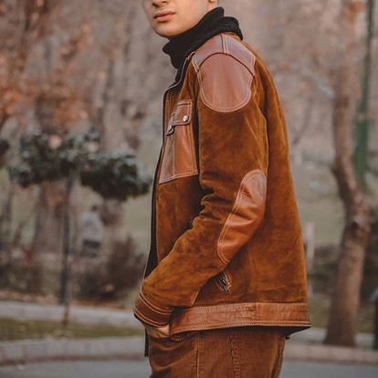 تصویر کاپشن جیر مردانه مدل MN07