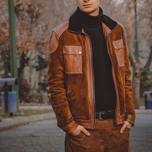 تصویر کاپشن جیر مردانه مدل MN07