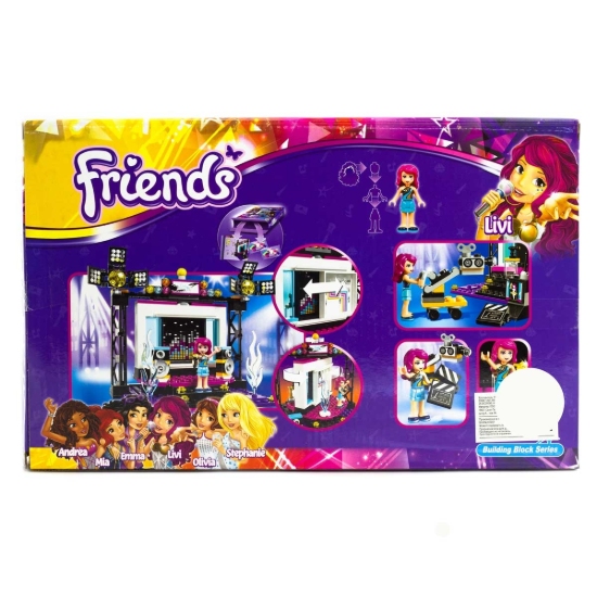 تصویر لگو 197 تکه دوستان مدل Pop Star TV Studio کد 10538