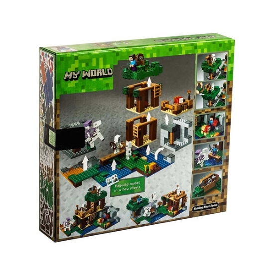 تصویر لگو 463 تکه ماینکرافت The Skeleton Attack کد 10898