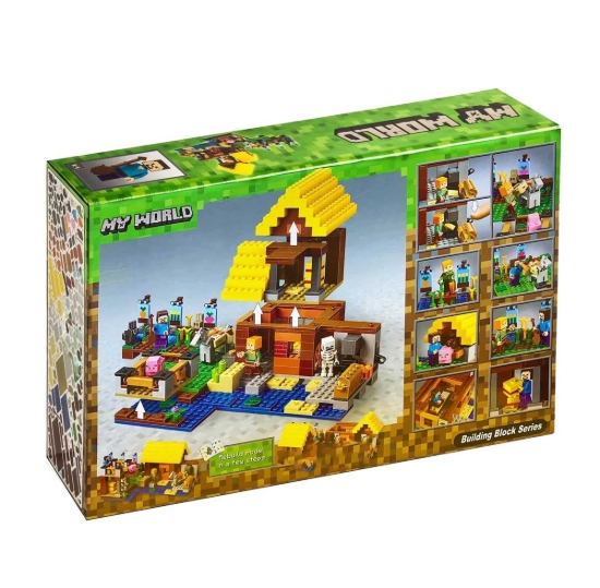 تصویر لگو 560 تکه ماینکرافت مدل The Farm Cottage کد 10813