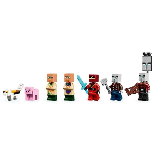 تصویر لگو 580 تکه ماینکرافت مدل The Illager Raid کد 11477